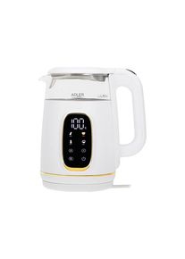 ADLER Wasserkocher AD 1305 - kettle - white/gold - Wei&szlig;/Gelb - 2200 W