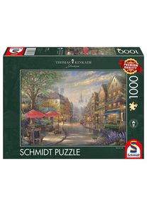 SCHMIDT Puzzle - Thomas Kinkade: Caf&eacute; in Munich (1000 pieces) Boden