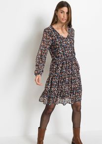 bonprix Női Mini ruha neccből, fekete, 40/42