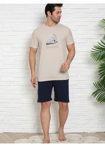 Trendyol Pyjama court Homme beige taille L