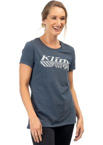 Klim Foundation, t-shirt women , color: Dark Blue/Light Grey , size: S