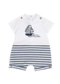 Chicco Śpiochy/body granatowy / biały Rozmiar 50