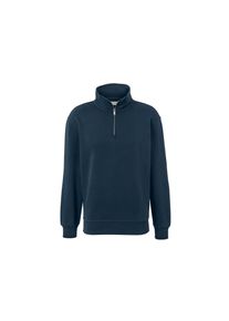 Tchibo - Bluza z kołnierzem typu troyer - dla pan&oacute;w - rozmiar L 52/54 - kolor: niebieski