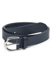 Tchibo - Sk&oacute;rzany pasek - dla pań - rozmiar 85 CM - kolor: niebieski