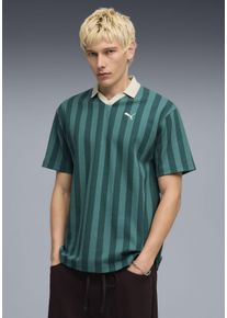 T-Shirt Puma "CLASS RELAXED PINNACLE POLO", Herren, Gr. M, emerald ice, Netz, Obermaterial: 60% Baumwolle, 40% Polyester, unifarben, relaxed fit normal, Rundhals, Shirts T-Shirt, Kurzarm-Design, Rundhalsausschnitt, f&uuml;r aktive Erwachsene