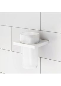 Viverso x add Gobelet porte-brosse &agrave; dents avec support mural, VU5000XX+VA1400MW,