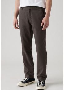 Levi's Chinohose LEVI'S "CHINO AUTHENTIC STRT", Damen, Gr. 36, L&auml;nge 34, washed schwarz rmn twl, Web, Obermaterial: 100% Baumwolle, unifarben, regular fit kn&ouml;chellang, Hosen Chinohose, in vielen Farben