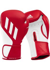 Boxhandschuhe adidas Performance "Adidas Speed Tilt 250" Gr. 10, rot (rot, wei&szlig;), Boxhandschuhe, Herren, 10 10, Kunstleder, Leder, Boxhandschuhe