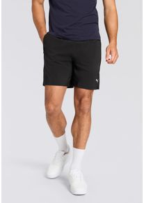 Trainingsshorts Puma "M TAD FOUNDATIONS 7 WOVEN SHORT W ZIP POCKETS", Herren, Gr. L, N-Gr, schwarz (Puma schwarz), Obermaterial: 100% Polyester, regular fit kniefrei, Hosen Trainingsshorts, atmungsaktives Material, feuchtigkeitsableitende dryCELL Technologie