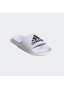 Badesandale adidas Sportswear "SHOWER ADILETTE", Gr. 47, wei&szlig; (ftwwht, cblac), Synthetik, Schuhe Badesandale, Badelatschen