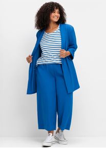 Webhose sheego, Damen, Gr. 58, Normalgr&ouml;&szlig;en, blau (kobaltblau), 95% Polyester, 5% Elasthan, unifarben, Hosen Webhose
