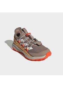 Wanderschuh adidas terrex "VOYAGER 21 HEAT.RDY TRAVEL", M&auml;dchen, Gr. 32, chalky braun, sanftes wei&szlig;, semi impact orange, Synthetik, Textil, Schuhe Wanderschuh, f&uuml;r Kinder und Jugendliche
