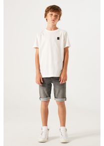 Jeansshorts Garcia "Tavio", Jungen, Gr. 164, N-Gr, medium used 7014, Denim/Jeans, Obermaterial: 99% Baumwolle, 1% Elasthan, Jeans Jeansshorts, mit Used-Effekten