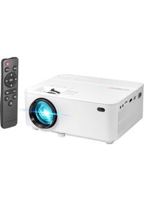 Technaxx LED-Beamer "TX-113", wei&szlig;, B:15cm H:8,6cm T:20,4cm, Beamer, LED-Beamer