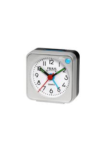 Quarzwecker FILIUS zeitdesign, silber (silberfarben), Wecker, Quarzwecker, Wecker, Reisewecker, Schlafzimmer, Leuchtzeiger,schleichende Sekunde