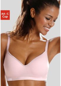H.I.S. Sport-BH H.I.S, Damen, Gr. 90, Cup D, rosa, Microtouch, Obermaterial: 85% Polyamid, 15% Elasthan, BHs Sport-BH, mit Push-up-Kissen, Topseller