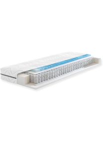 f.a.n. Taschenfederkernmatratze FAN "Solina Top T, 90x200, 140x200 cm und weitere Gr&ouml;&szlig;en", wei&szlig;, B:80cm H:22cm L:200cm, Bezug: 100% Polyester. Steppf&uuml;llung: 100% Polyester, Matratzen, Taschenfederkernmatratze, 7 Zonen Wendematratze in 2 H&auml;rten, ergonomisch, atmungsaktiv