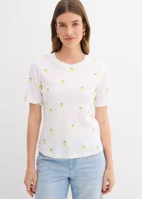 bonprix T-shirt z czystej bawełny organicznej, biały, 48/50