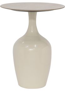 Beistelltisch Mirrors and More "ALTAN", cremewei&szlig;, B:40cm H:51cm, Tische, Beistelltisch