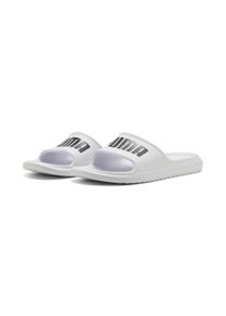 Badesandale Puma "DIVECAT V2 LITE", Gr. 38, wei&szlig; (Puma wei&szlig;, Puma schwarz), Synthetik, unifarben, Schuhe Badesandale, schnell trocknendes Obermaterial, leicht profilierte Laufsohle