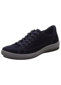 Sneaker Legero "TANARO 5.0", Damen, Gr. 42, blau (oceano (blau)), Veloursleder, unifarben, Schuhe Sneaker, Freizeitschuh, Halbschuh, Schn&uuml;rschuh mit softem Schaftabschluss