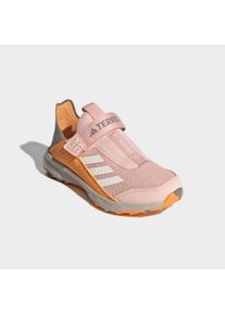 Wanderschuh adidas terrex "VOYAGER 21 SLIP-ON TRAVEL", Jungen, Gr. 35, blush pink, sanftes wei&szlig;, pure tangerine, Synthetik, Textil, Schuhe Wanderschuh, f&uuml;r Kinder & Jugendliche