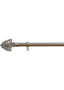 Gardinenstange INDEKO "Modena", silber (silberfarben), L:110cm &Oslash;:16mm, Eisen, Gardinenstangen, Gardinenstange