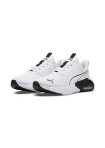 Sneaker Puma "X-CELL NOVA FS", Herren, Gr. 40, Puma wei&szlig;, Puma schwarz, Textil, unifarben, Schuhe Sneaker, mit Schn&uuml;rung, Textil-Obermaterial, Synthetik-Laufsohle