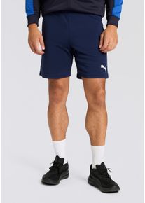 Trainingsshorts Puma "TEAMRISE SHORT", Herren, Gr. 3XL, N-Gr, peacoat, Puma wei&szlig;, Netz, Obermaterial: 100% Polyester, unifarben, regular fit normal, Hosen Trainingsshorts, atmungsaktives Material, mit DryCELL Technologie, elastischer Bund, Topseller