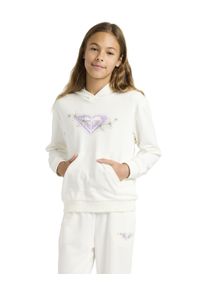 Fleecepullover Roxy "Surf Feeling Terry", Kinder, Gr. 6(115-120cm), coconut milk, Obermaterial: 60% Baumwolle, 40% Polyester., Sweatshirts Fleecepullover