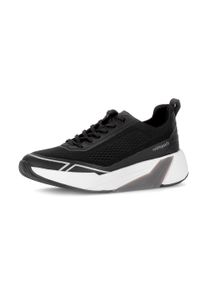 Keilsneaker ROLLINGSOFT, Damen, Gr. 42, schwarz, Synthetik, Textil, unifarben, Schuhe Keilsneaker, Schn&uuml;rschuh, Halbschuh mit rollingsoft-Laufsohle, G-Weite