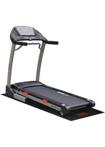 Laufband "Speed 2.5 (mit/ohne Unterlegmatte)" Gr. 2, silber (silberfarben, schwarz), Motive Fitness by U.N.O., Laufb&auml;nder, mit Unterlegmatte, Laufband, bis max. 20 km/h, klappbar, 130 kg max. Benutzergewicht, B:78,5cm H:142cm L:183cm