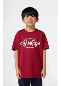 T-Shirt Champion "SPORTWEAR T-SHIRT Standard Fit", Jungen, Gr. S (128/134), din, Obermaterial: 100% Baumwolle, Shirts T-Shirt