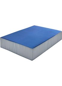 Weichbodenmatte "H&uuml;pfpolster S, Plane Outdoor", blau (marine), HIPP-HOPP - DAS H&Uuml;PFPOLSTER, Sportmatten, Kinder, B/H/L: 70cm x 17cm x 97cm, Weichbodenmatte, H&uuml;pfmatte; 97x70x17 cm; Made in Germany, B:70cm H:17cm L:97cm