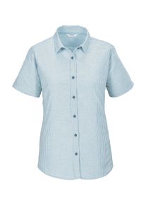 Funktionshemd Killtec "KOS 368 WMN WVN SHRT", Damen, Gr. 50, Normalgr&ouml;&szlig;en, blau, Obermaterial: 100% Polyester, Hemden Funktionshemd, Karierte, wasserabweisende, atmungsaktive Bluse