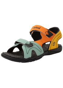 Sandale Timberland "Adventure Seeker 2 Strap", M&auml;dchen, Gr. 40, orange (lt orange mu), Textil, Schuhe Sandale, mit Klettverschluss