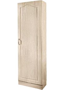 Wiho-K&uuml;chen Stauraumschrank WIHO K&Uuml;CHEN "Linz", braun (front: landhaus eiche, korpus: sonoma eiche), B:50cm H:180cm T:35cm, Schr&auml;nke, Stauraumschrank, 50 cm breit