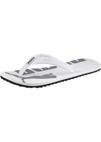 Zehentrenner Puma "EPIC FLIP V2", Damen, Gr. 42, schwarz-wei&szlig; (wei&szlig;, schwarz), Textil, bedruckt, Schuhe Zehentrenner, sportlicher Stil, mit bedruckter Optik, leichtes Textil-Obermaterial, Topseller