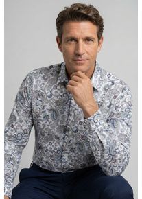 Langarmhemd OLYMP "Luxor Comfort Fit", Herren, Gr. 39, N-Gr, wei&szlig;, Obermaterial: 100% Baumwolle, comfort fit, 2-Knopf-Manschette, Hemden Langarmhemd