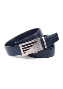 Lederg&uuml;rtel Anthoni Crown, Damen, Gr. 95, blau (dunkelblau), Rindsleder, G&uuml;rtel Lederg&uuml;rtel, mit leichter Obenfl&auml;chennarbung