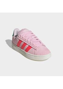 Sneaker adidas Sportswear "GRAND COURT ALPHA", Damen, Gr. 42, pink (clear pink, lucid rot, court gr&uuml;n), Leder, Synthetik, Schuhe Sneaker, inspiriert vom Design des adidas campus 00