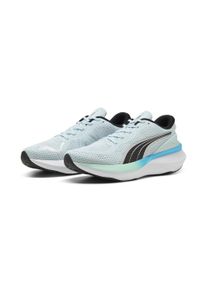 Laufschuh Puma "SCEND PRO 2", Damen, Gr. 41, silber (sea glass, Puma schwarz, Puma silber, mint melt, speed blau), Textil, Schuhe Laufschuh