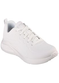 Sneaker Skechers "UNO LITE", Damen, Gr. 39, wei&szlig;, Lederimitat, unifarben, Schuhe Sneaker, Freizeitschuh, Halbschuh, Schn&uuml;rschuh im monochromen Look