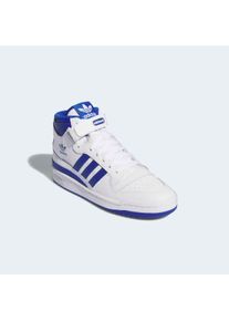 Sneaker adidas originals "FORUM MID", Herren, Gr. 48, blau (cloud wei&szlig;, royal blau, cloud wei&szlig;), Baumwolle, Synthetik, Schuhe Sneaker