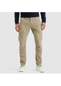 PME-Legend Cargohose PME LEGEND "Nordrop Stretch Twill", Herren, Gr. 34, L&auml;nge 36, beige (plaza taupe), Twill, Obermaterial: 97% Baumwolle, 3% Elasthan, unifarben, regular fit kn&ouml;chellang, Hosen Cargohose, mit Logo Stickerei