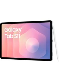 Samsung Tablet "Galaxy Tab S11", Energieeffizienz: G, silber, 256 GB, ohne eSIM, Tablets_EBookReader, Tablet