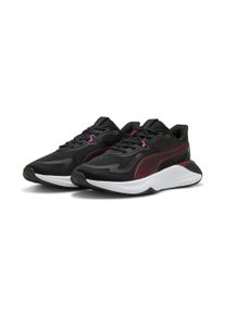 Trainingsschuh Puma "PWR HYBRID TR WNS", Damen, Gr. 39, Puma schwarz, ruby shimmer, pink pixel, Textil, Schuhe Trainingsschuh, PROFOAM-D&auml;mpfung, abriebfeste Gummilaufsohle
