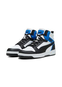 Sneaker Puma "REBOUND V6", Herren, Gr. 45, bunt (Puma schwarz, Puma wei&szlig;, Puma team royal), Synthetik, Schuhe Sneaker, kn&ouml;chelhoch, wasserabweisendes Obermaterial, weiche Innensohle