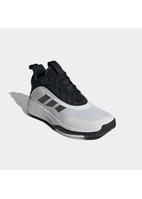 Basketballschuh adidas Sportswear "OWN THE GAME 3", Herren, Gr. 49, schwarz-wei&szlig; (cloud wei&szlig;, core schwarz, core schwarz), Synthetik, Textil, Schuhe Basketballschuh