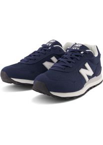 Sneaker New Balance "ML 515", Herren, Gr. 47,5, blau (navy, wei&szlig;), Leder, Textil, Schuhe Sneaker, Topseller